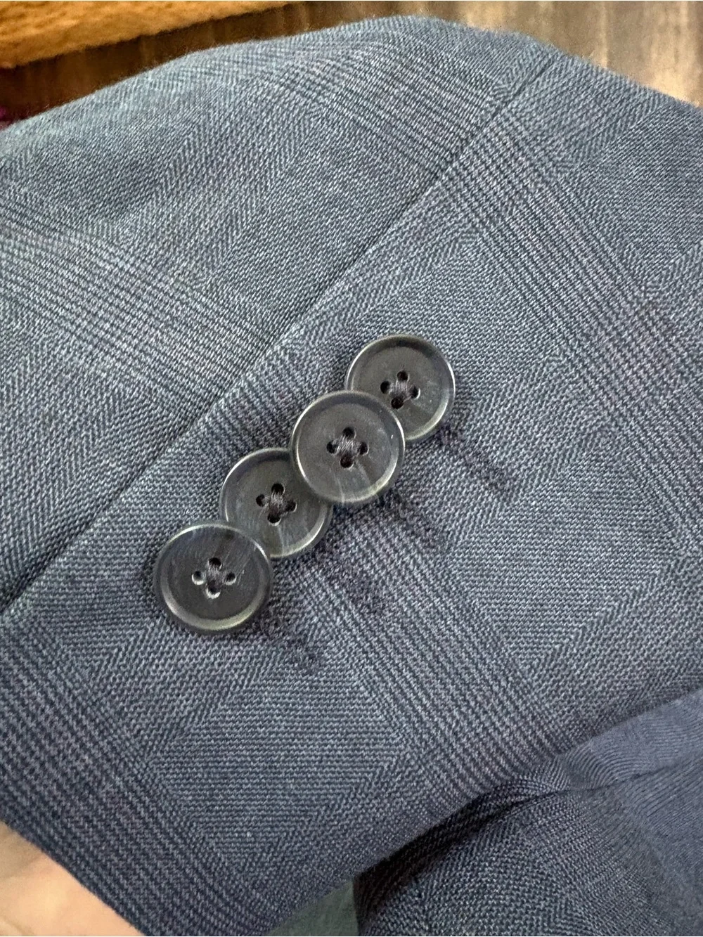 Banana Republic Men's Navy Two-Button Suit Jacket / Sports Coat